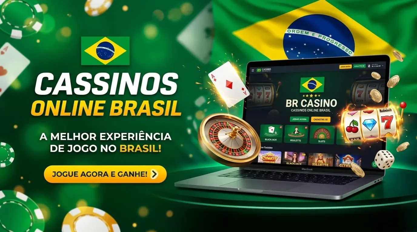 Cassinos online no Brasil com bônus e jogos